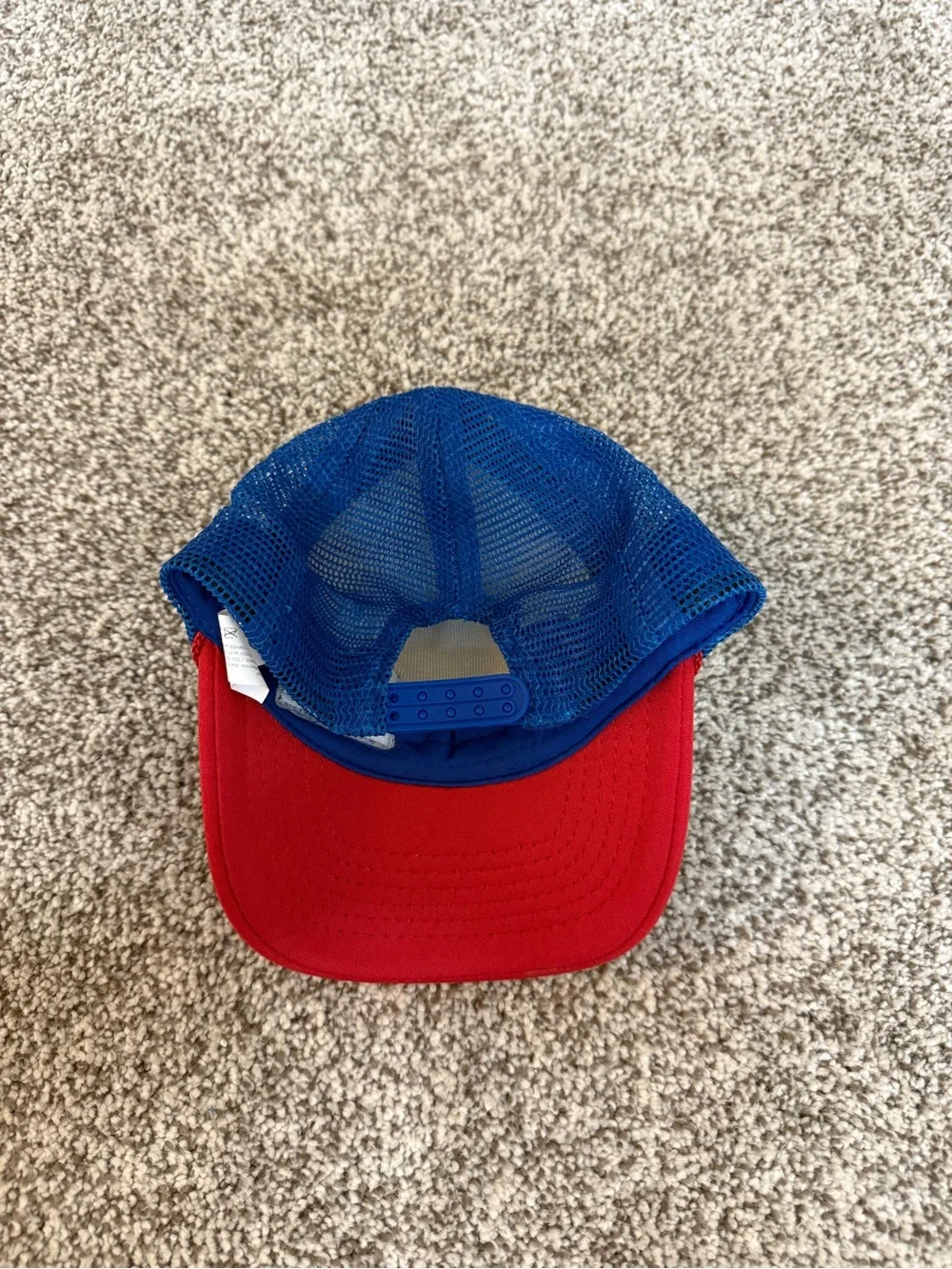 Baby Trucker Hat Red White Blue Western “G” | Adjustable Toddler Cap